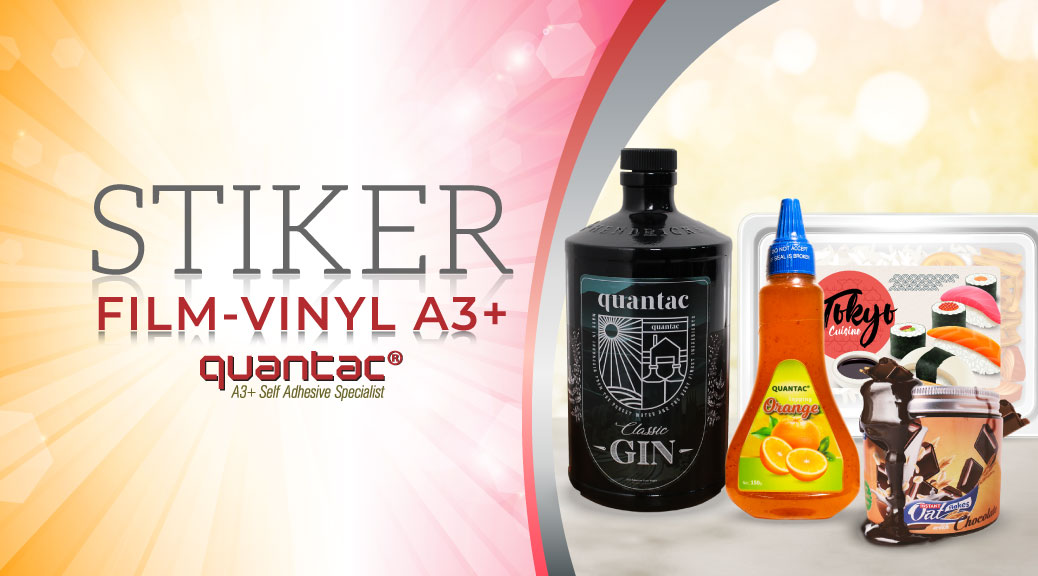 Stiker Vinyl A3+ QUANTAC®