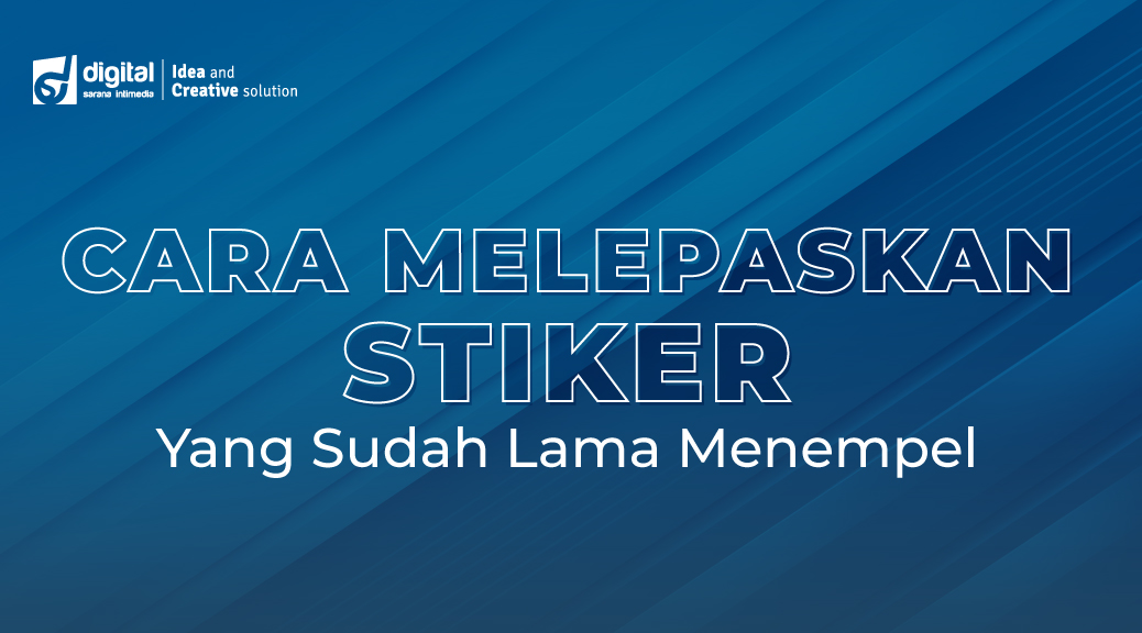 Cara Melepaskan Stiker yang Sudah Lama Menempel